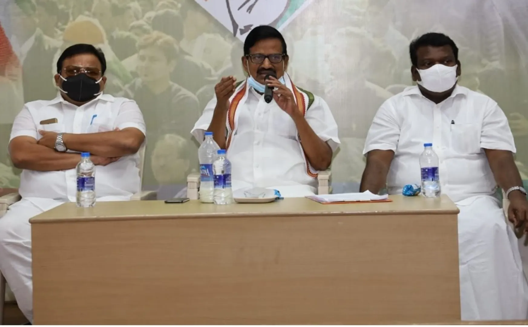 tamilnadu congress committee meeting discussion about seeman 